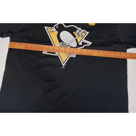 Pittsburgh Penguins Sidney Crosby Men Large T Shirt Black Pro Edge NHL Hockey - Picture 6 of 8